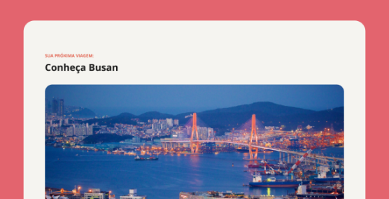 Imagem do projeto Página de turismo